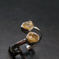 Rare Agni Gold Danburite Silver Ring From Tanzania - 2.41 Grams - size 9