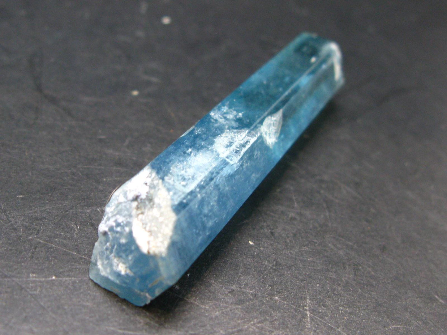 Gem Aquamarine Crystal Blue Beryl From Vietnam - 34.51 Grams - 3.2"