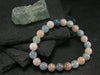 Aquamarine & Morganite Genuine Bracelet ~ 7 Inches ~ 8mm Round Beads