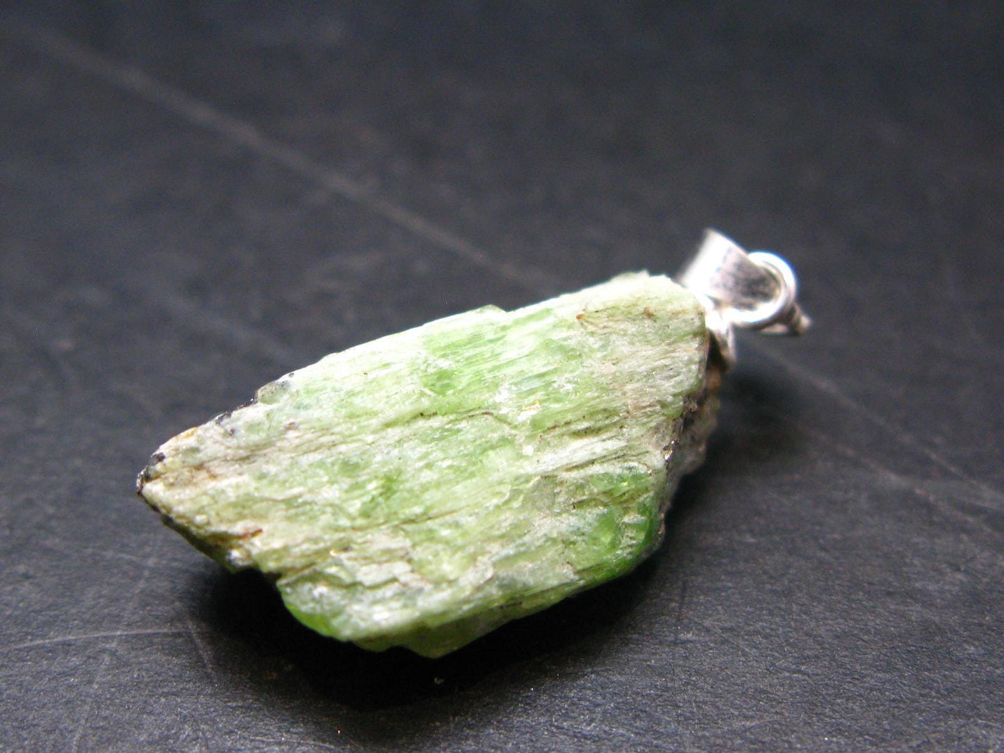 Rare Neon Tremolite Crystal Pendant from Tanzania - 1.0" - 14.40 Carats