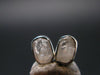 Natrolite Stud Earrings Sterling Silver From Russia - 1.13 Grams