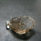 Large DT Elestial Quartz Crystal Silver Pendant From Brazil - 1.1" - 4.32 Grams
