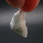 Rare Raw Blue Euclase Gem Crystal Silver Pendant from Zimbabwe - 1.0" - 3.70 Grams