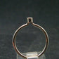 Genuine Alexandrite Gem Silver Ring From Russia - Size 7 - 1.52 Grams