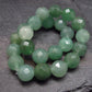 Green Aventurine Genuine Bracelet ~ 7 Inches ~ 8mm Round Facetted Beads