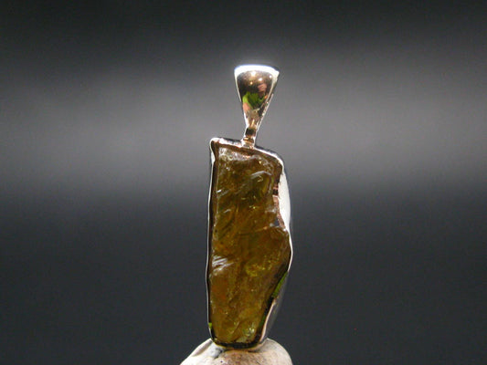 Zincite Zinkite Crystal 925 Silver Pendant From Poland - 0.9" - 3.24 Grams