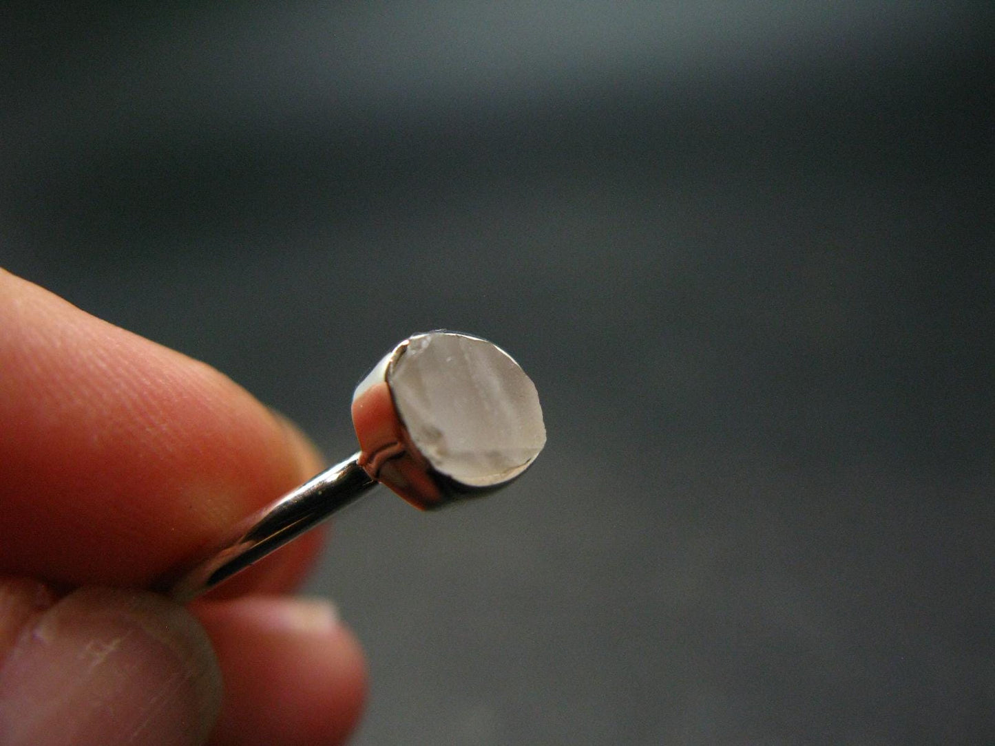 8.85 Carat Phenakite Phenacite Sterling Silver Size 7 Ring from Brazil