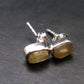 Rare Agni Gold Danburite Silver Studs From Tanzania - 1.08 Grams - 0.5"