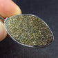 Perfect Pyrite Crystal Silver Pendant from Spain - 1.6" - 8.2 Grams