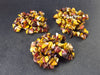 Set of 3 Natural Mookaite Tumbled Beads Necklaces From Australia - 18" Each