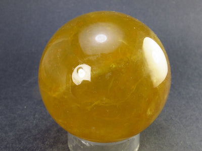 Yellow Fluorite Crystal Sphere From China - 2.1" - 228 Grams