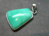 Chrysoprase Silver Pendant From Australia - 1.1" - 4.15 Grams