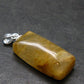 Rutilated Quartz Silver Pendant From Brazil - 1.1" - 3.85 Grams