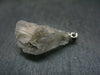 Clear Petalite Crystal Silver Pendant from Brazil - 1.1" - 2.60 Grams