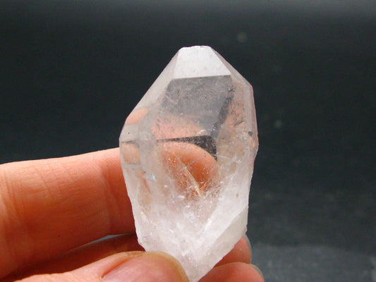 Record Keeper Lemurian Seed Quartz Crystal From Brazil - 1.7"