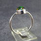 Rare Black Opal Sterling Silver Ring from Australia - Size 7.25 - 2.08 Grams