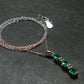 Emerald Silver Pendant W/Chain From Colombia - 2.20 Grams Total