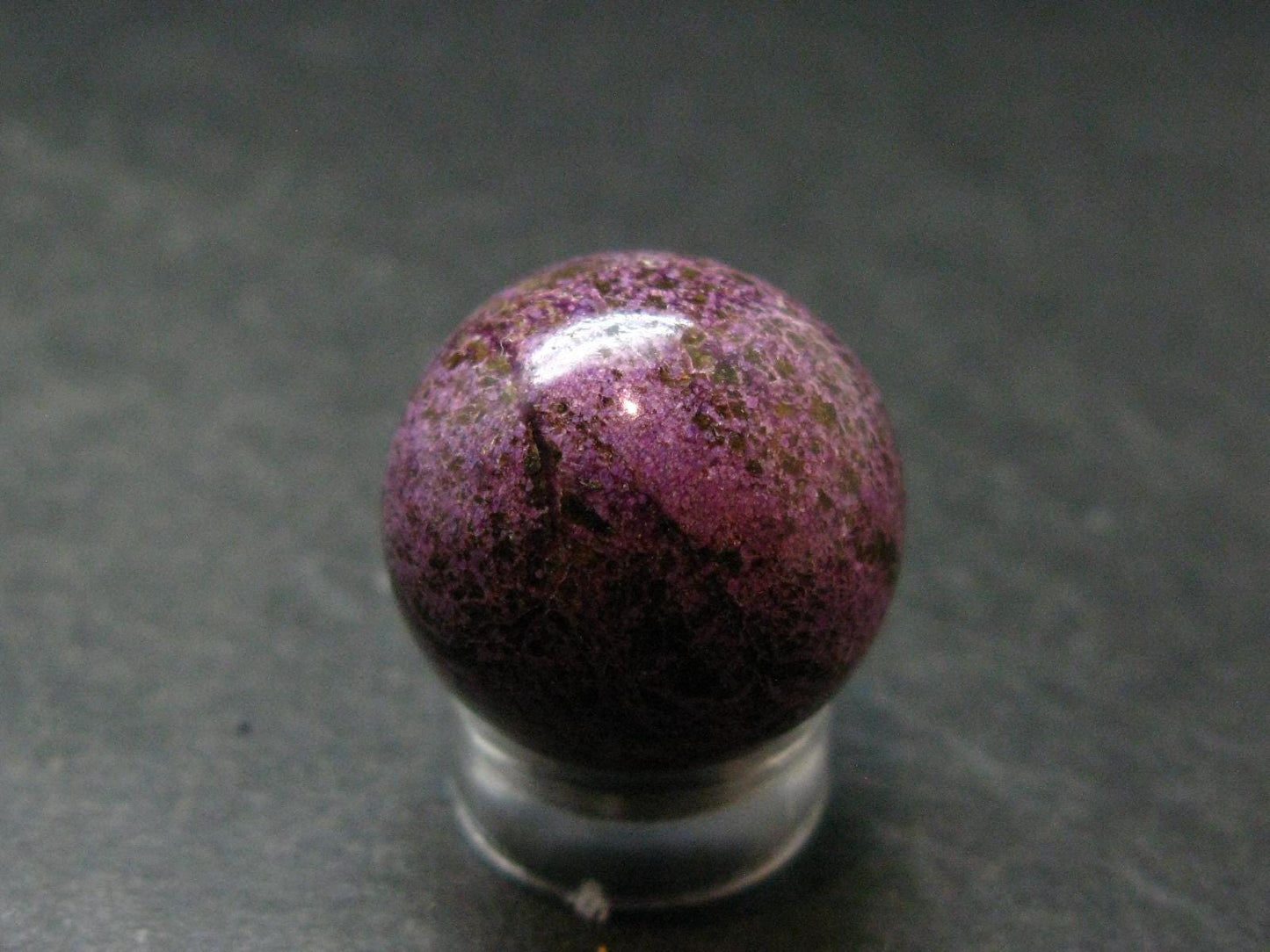 Rare Purple Stichtite Ball Sphere From Russia - 0.7" - 9.56 Grams