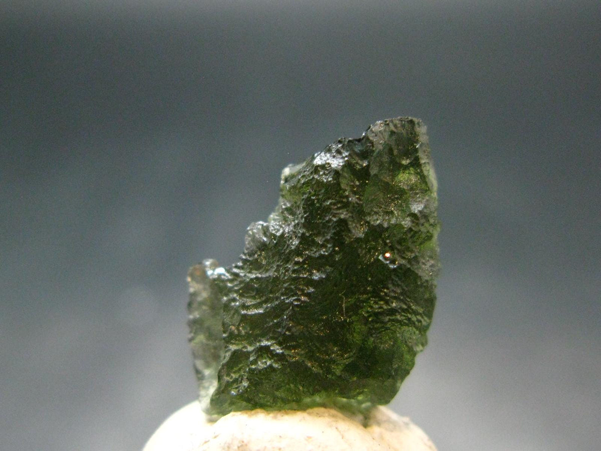 Moldavite Tektite Raw Piece from Czech Republic - 0.6" - 6.70 Carats - 1.34 Grams