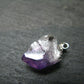 Vera Cruz Amethyst Silver Pendant From Mexico - 0.9" - 2.57 Grams