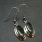 Moldavite Tektite Silver Earrings from Czech Republic - 5.62 Grams