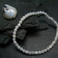 Moonstone Genuine Bracelet ~ 7 Inches ~ 4mm Round Facetted Beads