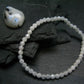 Moonstone Genuine Bracelet ~ 7 Inches ~ 4mm Round Facetted Beads
