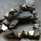 Magnetite Crystals Genuine Bracelet ~ 7 Inches ~ 12mm Crystal Beads