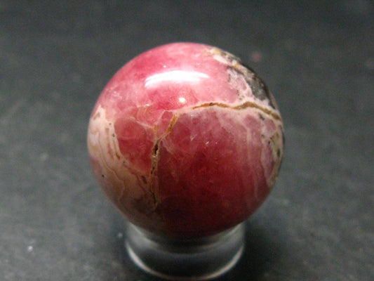 Rhodochrosite Sphere Ball from Argentina - 0.9" - 25.23 Grams