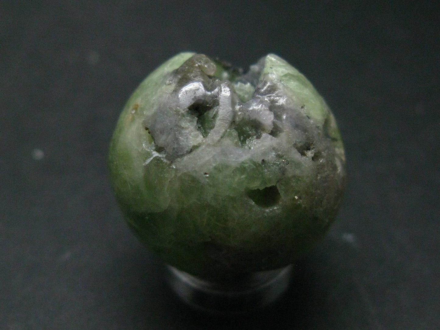 Rare Tsavorite & Tanzanite Sphere Ball From Tanzania - 27.7 Grams - 1.0"