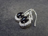 Black Onyx Tear Shaped Sterling Silver Dangle Earrings - 2.00 Grams