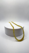 Natural Chrysoberyl, Gemstone Beaded Necklace, Faceted Crystal Strand, Minimalist Jewelry Gift for Her