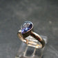 Tanzanite (Zoisite) Sterling Silver Ring - 2.0 Grams - Size 6