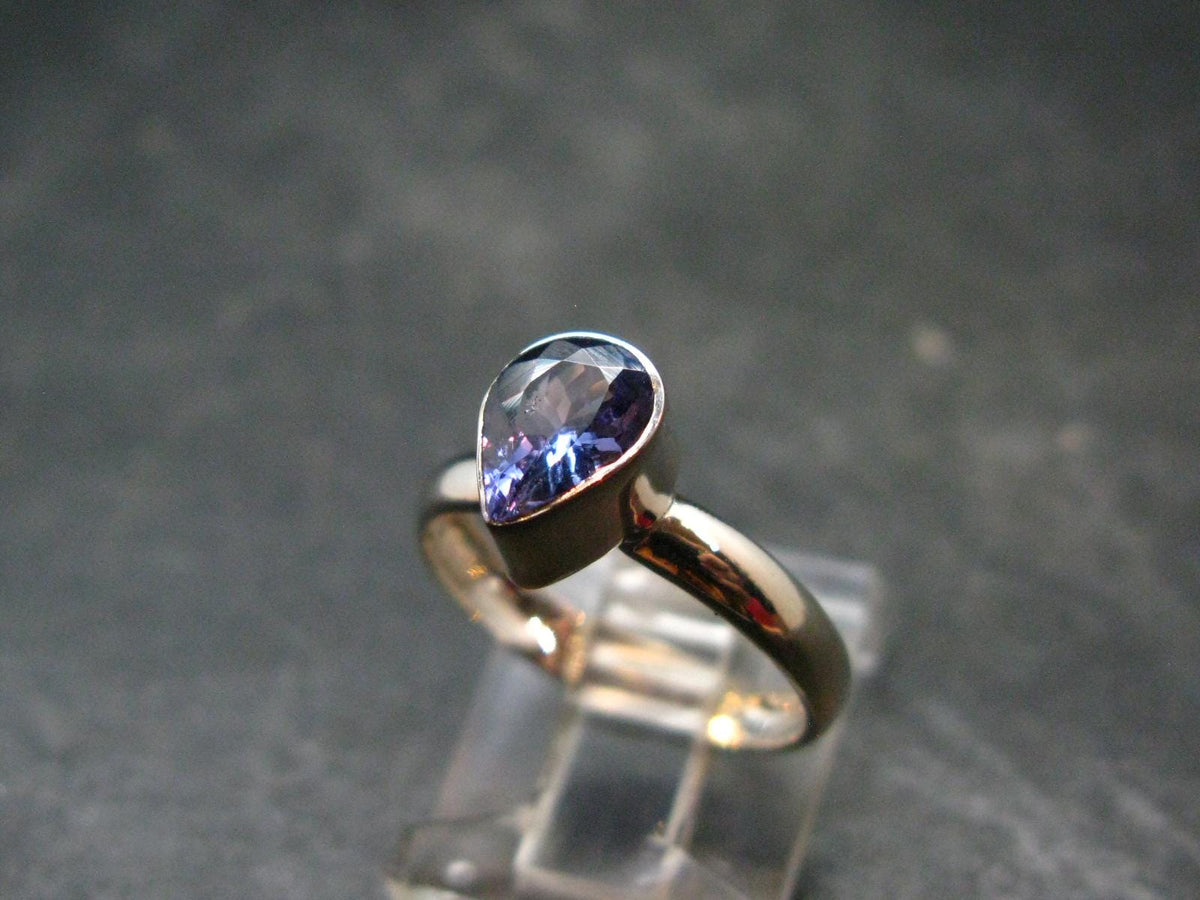 Tanzanite (Zoisite) Sterling Silver Ring - 2.0 Grams - Size 6