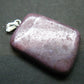 Purple Jade Silver Pendant From Turkey - 1.5" - 9.90 Grams