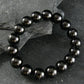 Black Onyx Genuine Bracelet ~ 7 Inches ~ 10mm Round Beads