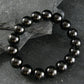 Black Onyx Genuine Bracelet ~ 7 Inches ~ 10mm Round Beads