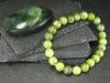 Jade Genuine Bracelet ~ 7 Inches ~ 8mm Round Beads
