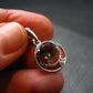 Moldavite Tektite Silver Pendant from Czech Republic - 0.9" - 2.00 Grams