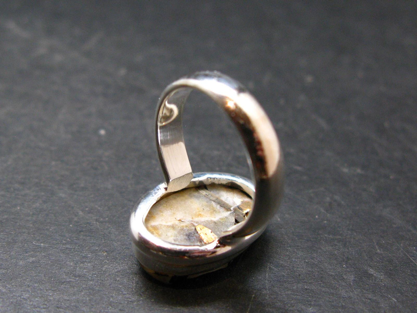 Astrophylite Astrophyllite Silver Ring From Russia - Size 5 - 4.9 Grams