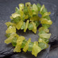Peridot & Brucite Genuine Bracelet ~ 7 Inches ~ 12mm Crystal Beads