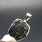 Extremely Rare Rough Grandidierite Silver Pendant From Madagascar - 0.7" - 1.44 Grams