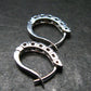 Genuine Alexandrite Gem Silver Earrings From Russia - 2.08 Grams
