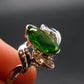 Helenite Gaia Stone Gem Sterling Silver Ring From Washington - Size 9 - 1.19 Carats