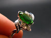 Helenite Gaia Stone Gem Sterling Silver Ring From Washington - Size 9 - 1.19 Carats