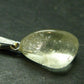 Gem Libyan Desert Glass Tektite Pendant Sterling Silver from Libya - 1.0" - 1.9 Grams