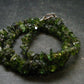 Lightweight Tumbled Green Tourmaline Beads Necklace from Brazil - 19" - 19.70 Grams