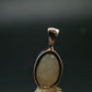 Very Rare White Cryolite 925 Silver Pendant from Greenland - 0.7" - 1.31 Grams