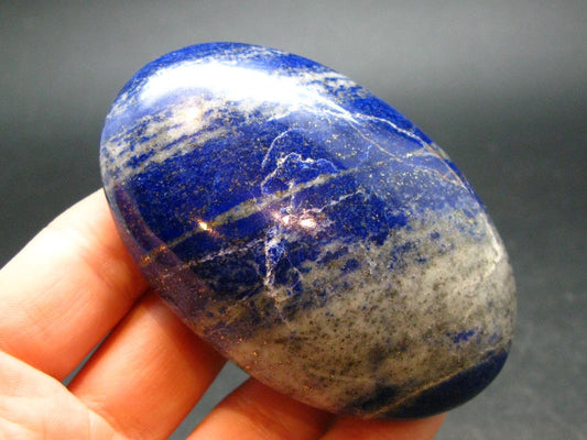 Lapis Lazuli Lazurite Tumbled Stone From Afghanistan - 2.8"