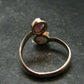 Watermelon Tourmaline Sterling Silver Ring - Size 7 - 2.20 Grams